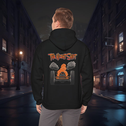 Big Tire-Ultra Soft, Premium Hoodie Black Printify by The Night Shift Automotive Apparel
