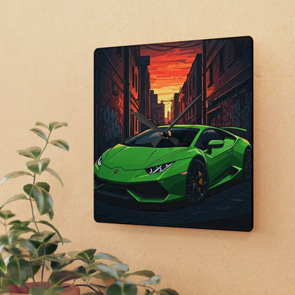 Lamborghini Huracan Street Life-Acrylic Wall Clock