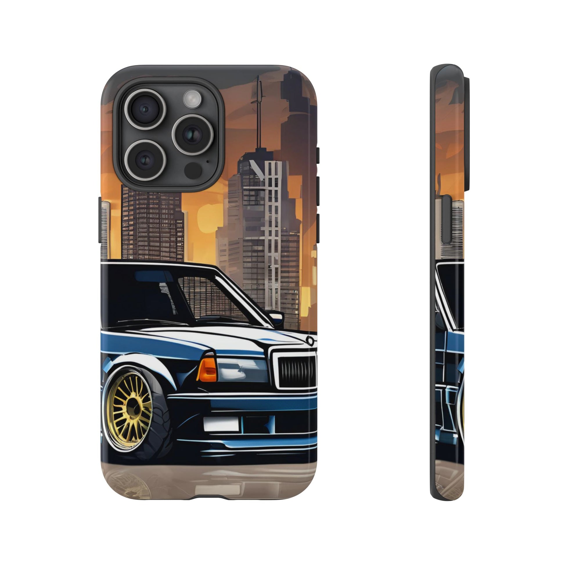 Mercedes Benz 190e Evo-Dual Layer Ultra Tough Phone Case Printify by The Night Shift Automotive Apparel