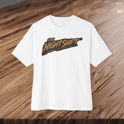 BMW M3 E90 Street Drift-Premium, Ultra Soft Unisex Oversized Boxy Tee Printify by The Night Shift Automotive Apparel