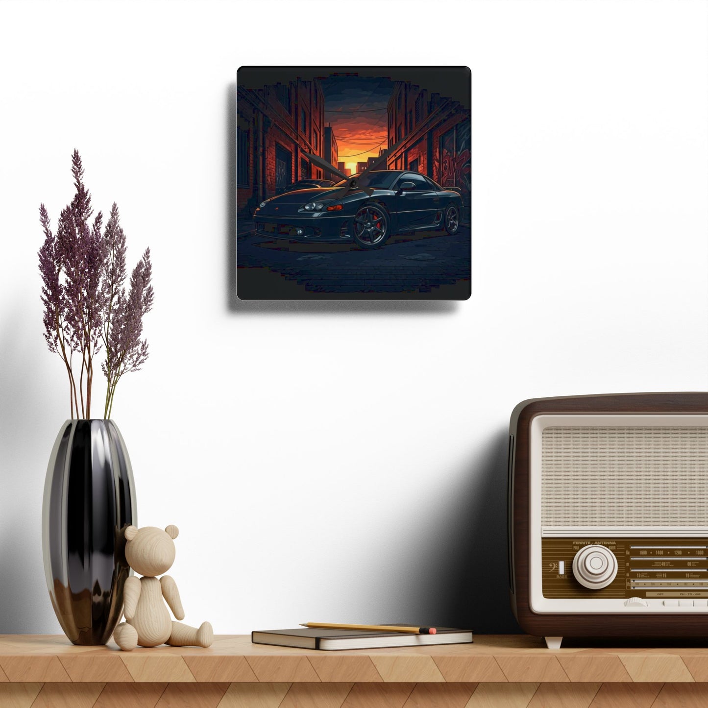Mitsubishi 3000GT VR4 Street Life-Acrylic Wall Clock