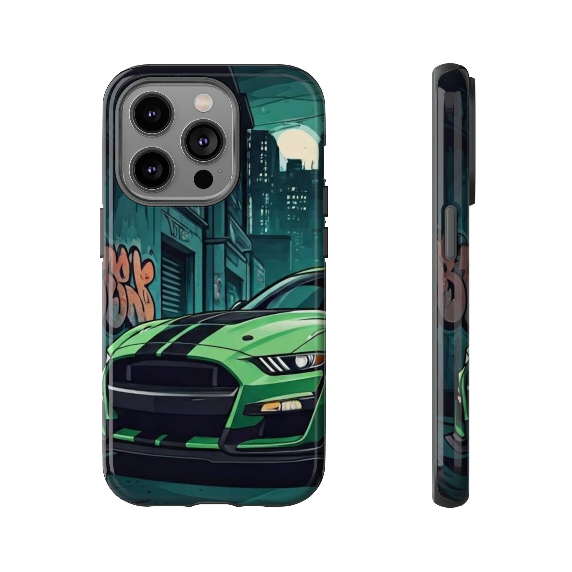 Ford Mustang Shelby GT500 Street Life-Dual Layer Ultra Tough Phone Case Printify by The Night Shift Automotive Apparel