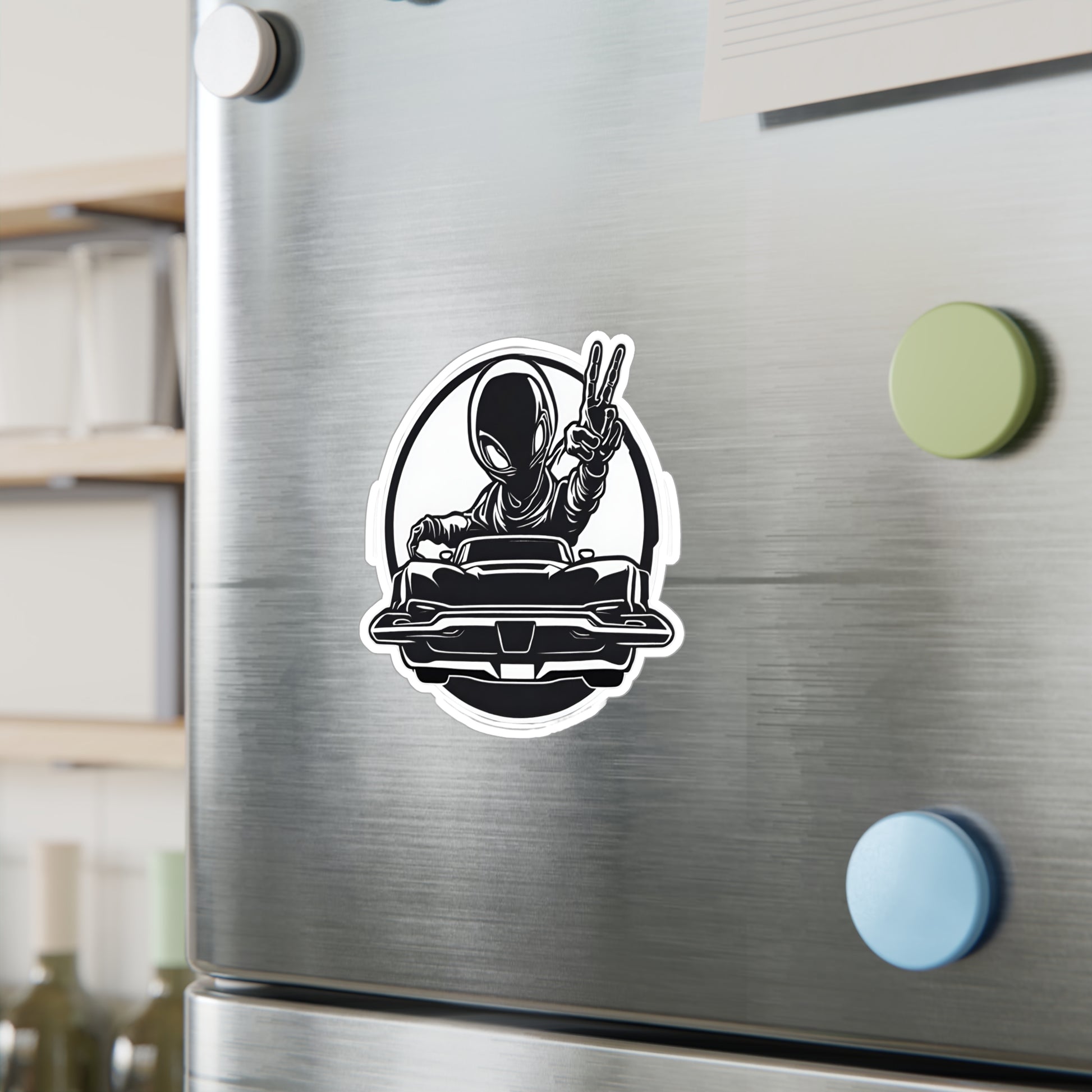 Kiss-Cut Vinyl Decals Printify by The Night Shift Automotive Apparel