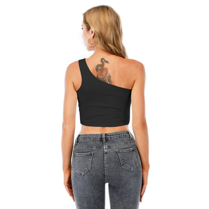 Station Nation - Women's One-Shoulder Cropped Top