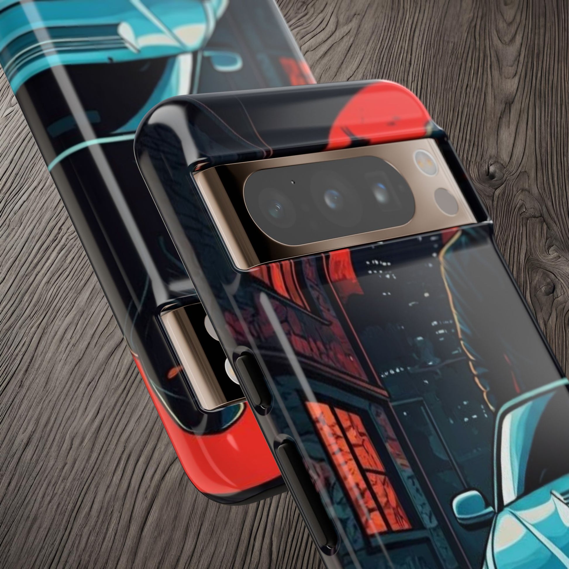 Nissan Skyline R34 Street Life-Dual Layer Ultra Tough Phone Case Printify by The Night Shift Automotive Apparel