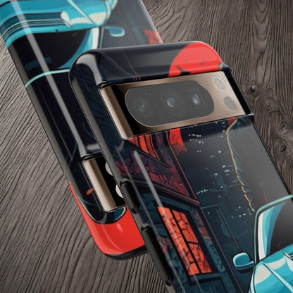 Nissan Skyline R34 Street Life-Dual Layer Ultra Tough Phone Case Printify by The Night Shift Automotive Apparel