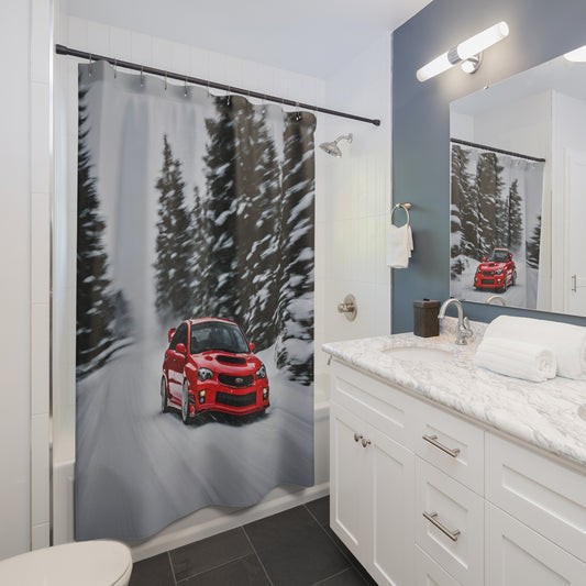 Shower Curtains Printify by The Night Shift Automotive Apparel