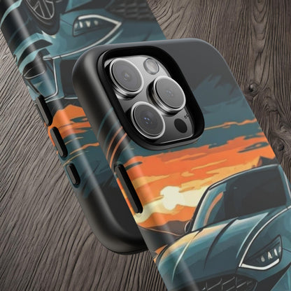 Hyundai Sonata-Sunset Drive-Dual Layer Ultra Tough Phone Case Printify by The Night Shift Automotive Apparel
