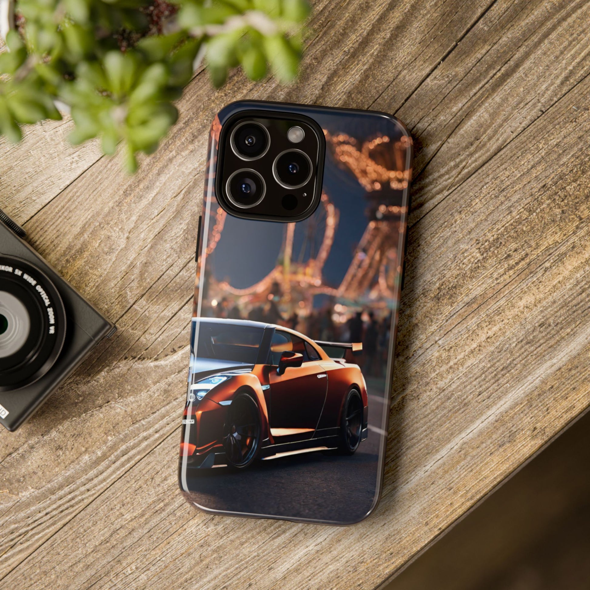 Nissan GTR R35-Dual Layer Ultra Tough Phone Case iPhone 16 Pro Max Glossy Printify by The Night Shift Automotive Apparel