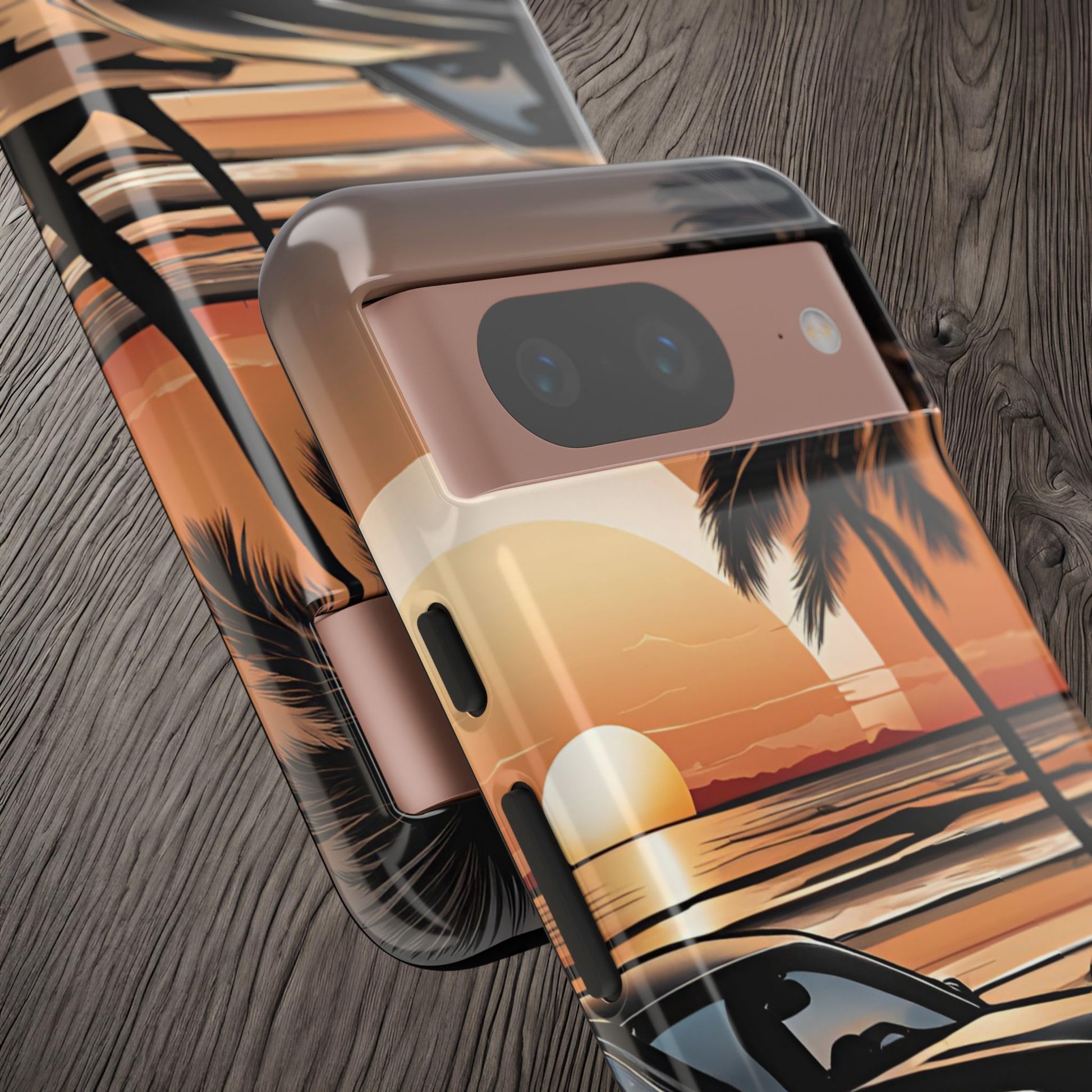 BMW Sunset On The Beach-Dual Layer Ultra Tough Phone Case Printify by The Night Shift Automotive Apparel