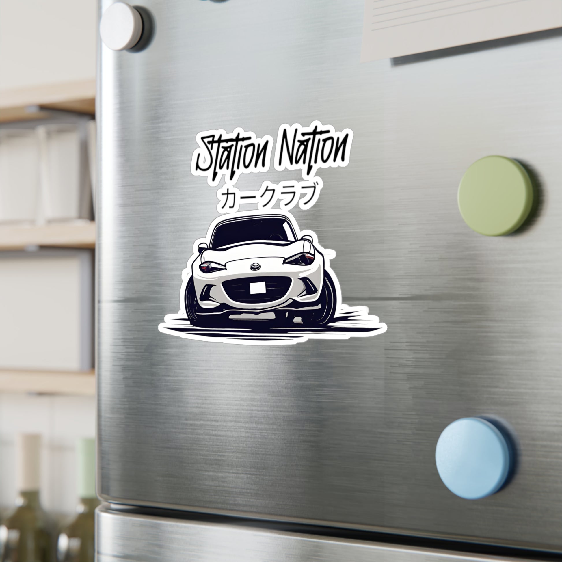 Kiss-Cut Vinyl Decals Printify by The Night Shift Automotive Apparel
