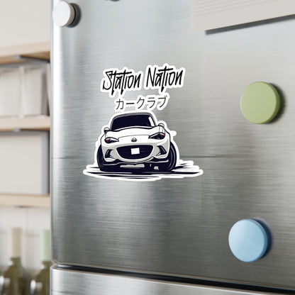 Kiss-Cut Vinyl Decals Printify by The Night Shift Automotive Apparel