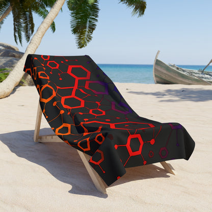 Premium Beach & Shower Towel 36" × 72" Printify by The Night Shift Automotive Apparel