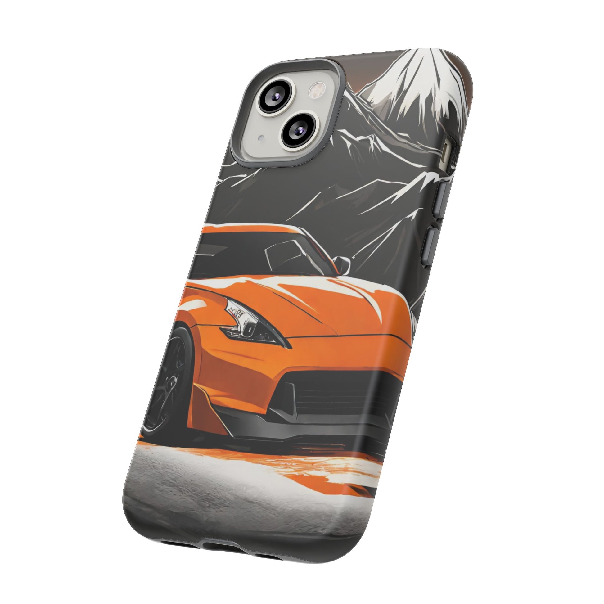 Nissan 370Z Mt Fuji-Dual Layer Ultra Tough Phone Case Printify by The Night Shift Automotive Apparel