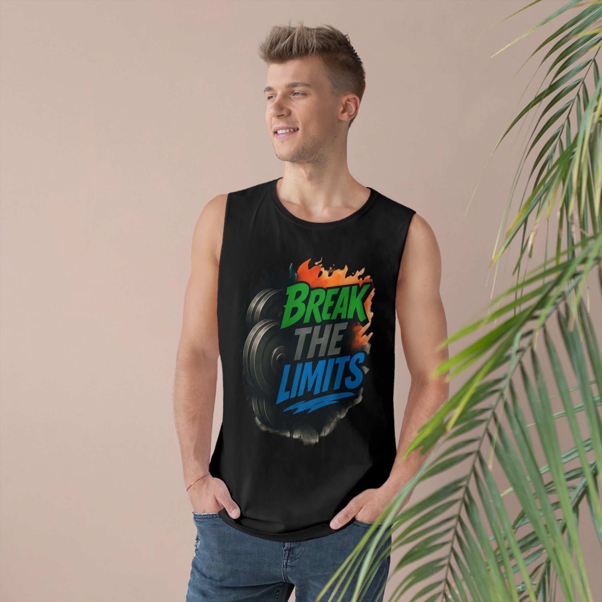 Break The Limits - Premium Unisex Barnard Tank Top Printify by The Night Shift Automotive Apparel