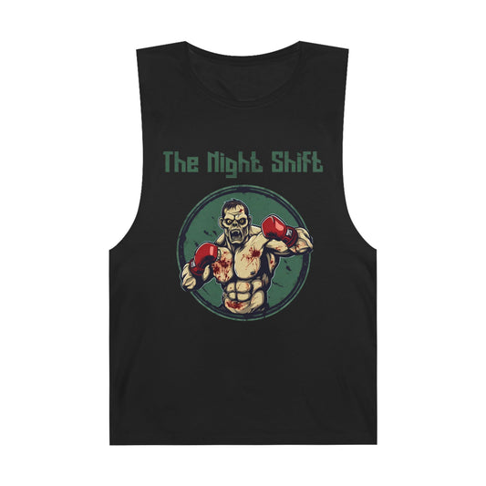 Zombie Boxing World Champion - Premium Unisex Barnard Tank Top Black Printify by The Night Shift Automotive Apparel
