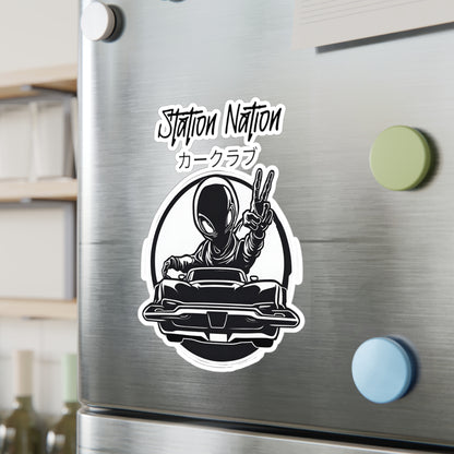 Kiss-Cut Vinyl Decals Printify by The Night Shift Automotive Apparel