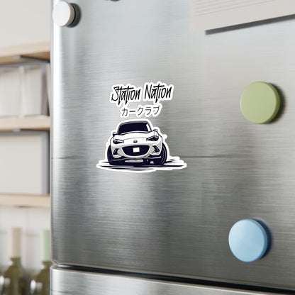 Kiss-Cut Vinyl Decals Printify by The Night Shift Automotive Apparel