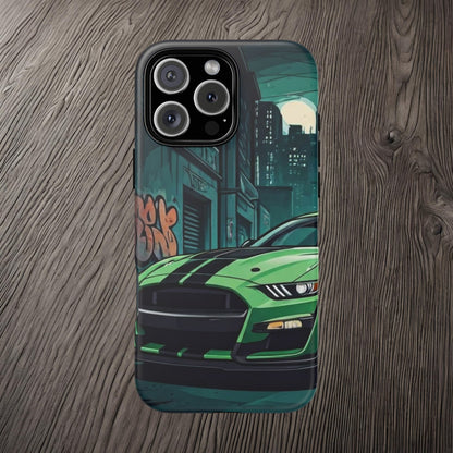 Ford Mustang Shelby GT500 Street Life-Dual Layer Ultra Tough Phone Case Printify by The Night Shift Automotive Apparel