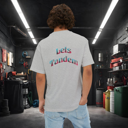 Lets Tandem-Premium, Ultra Soft, Unisex Oversized Boxy Tee Printify by The Night Shift Automotive Apparel