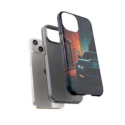 Ford Mustang Shelby GT350 Street Life-Dual Layer Ultra Tough Phone Case Printify by The Night Shift Automotive Apparel