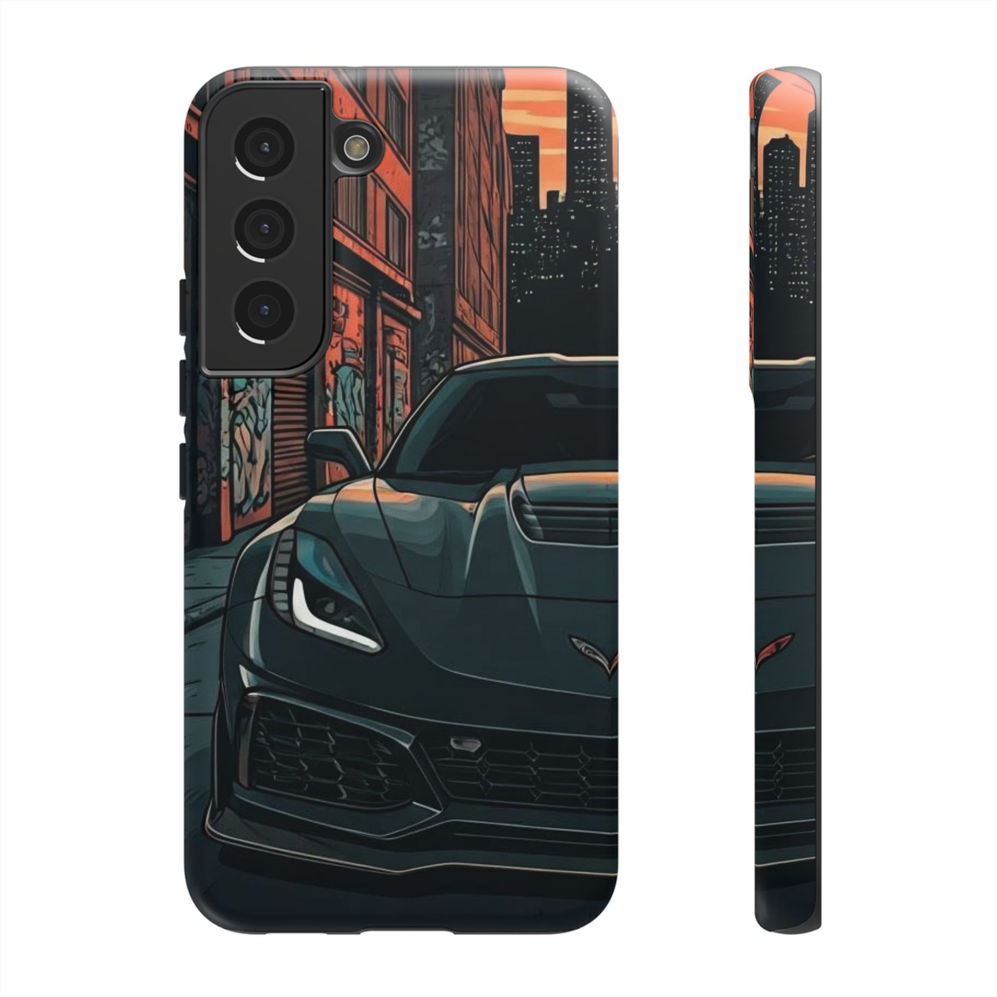 Chevy Corvette C7 Street Life-Dual Layer Ultra Tough Phone Case Printify by The Night Shift Automotive Apparel