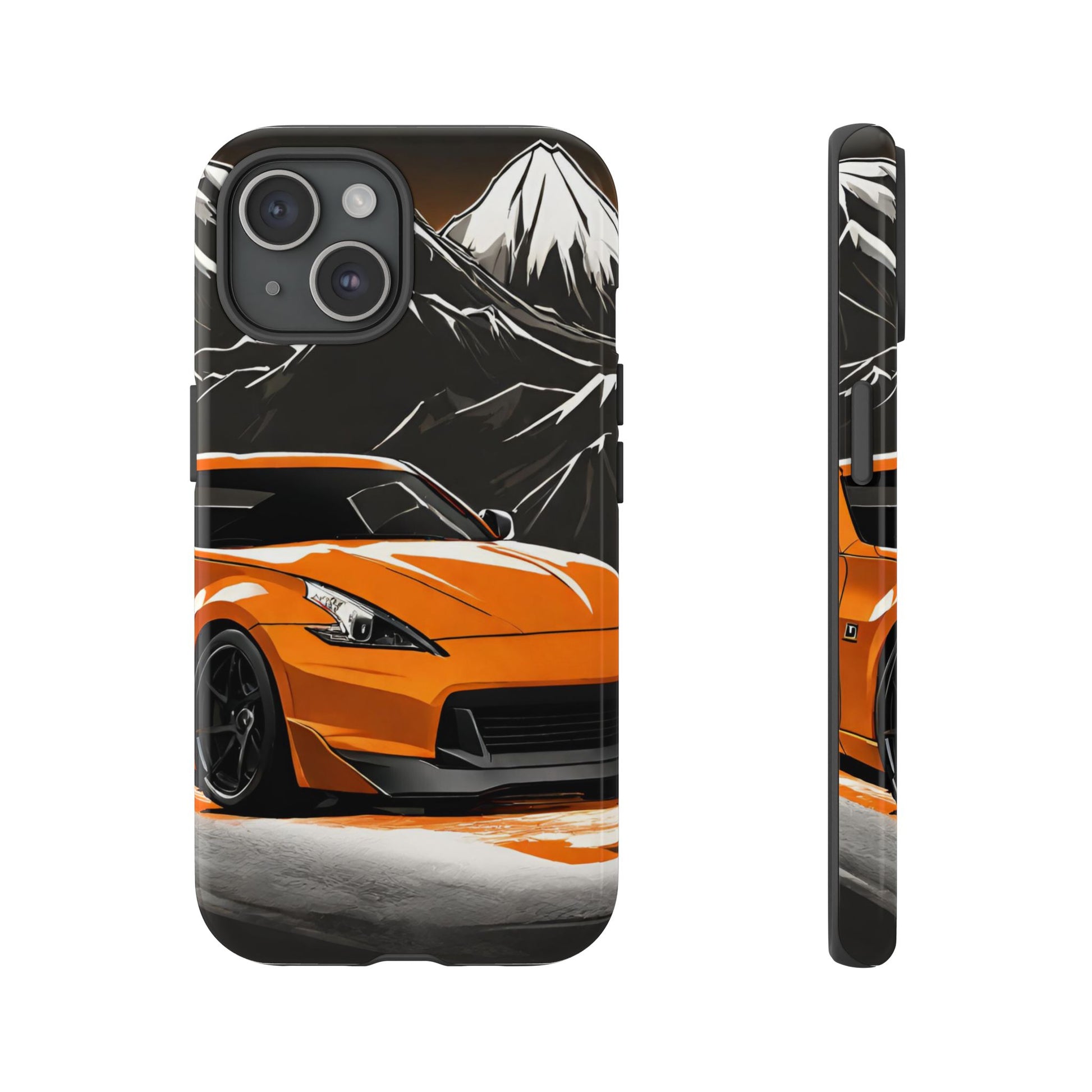 Nissan 370Z Mt Fuji-Dual Layer Ultra Tough Phone Case Printify by The Night Shift Automotive Apparel