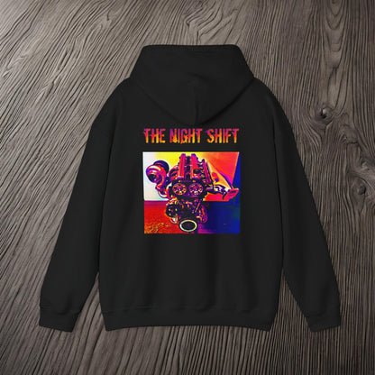 2JZ-GTE Single Turbo Synthwave-Premium, Ultra Soft Unisex Hoodie Printify by The Night Shift Automotive Apparel