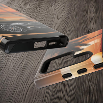 BMW Sunset On The Beach-Dual Layer Ultra Tough Phone Case Printify by The Night Shift Automotive Apparel