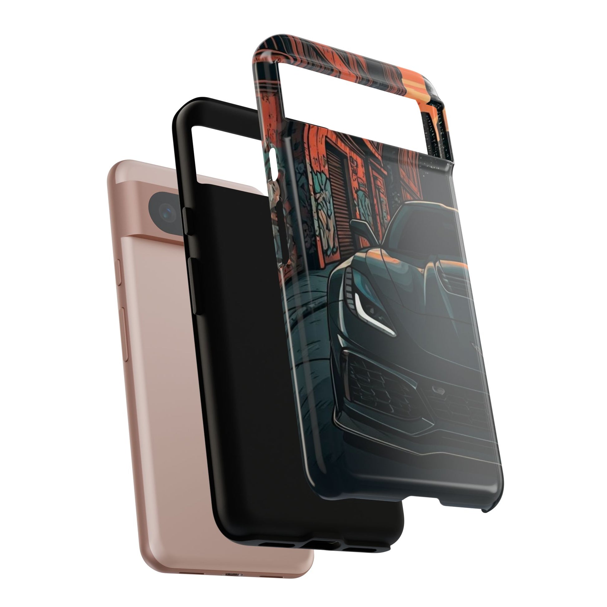 Chevy Corvette C7 Street Life-Dual Layer Ultra Tough Phone Case Printify by The Night Shift Automotive Apparel