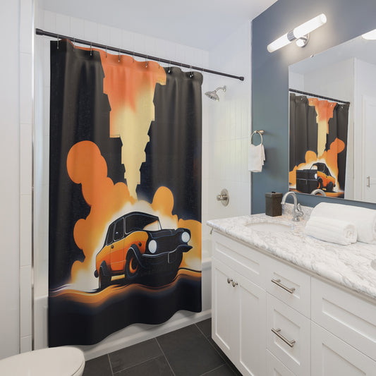 Shower Curtains Printify by The Night Shift Automotive Apparel