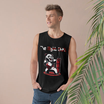 Boxing Panda - Premium Unisex Barnard Tank Top Printify by The Night Shift Automotive Apparel