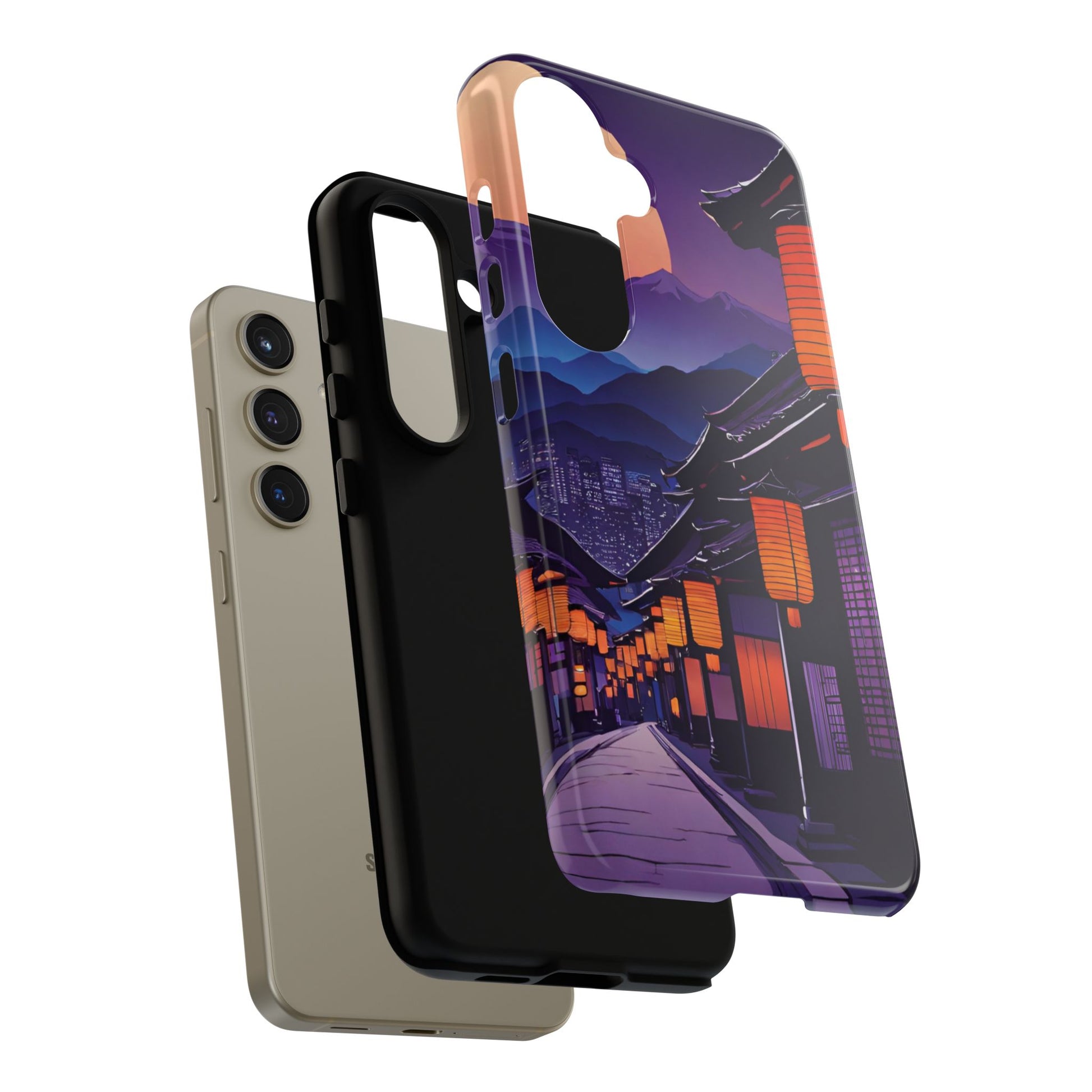 Traditional Japanese Village Countryside-Dual Layer Ultra Tough Phone Case Printify by The Night Shift Automotive Apparel