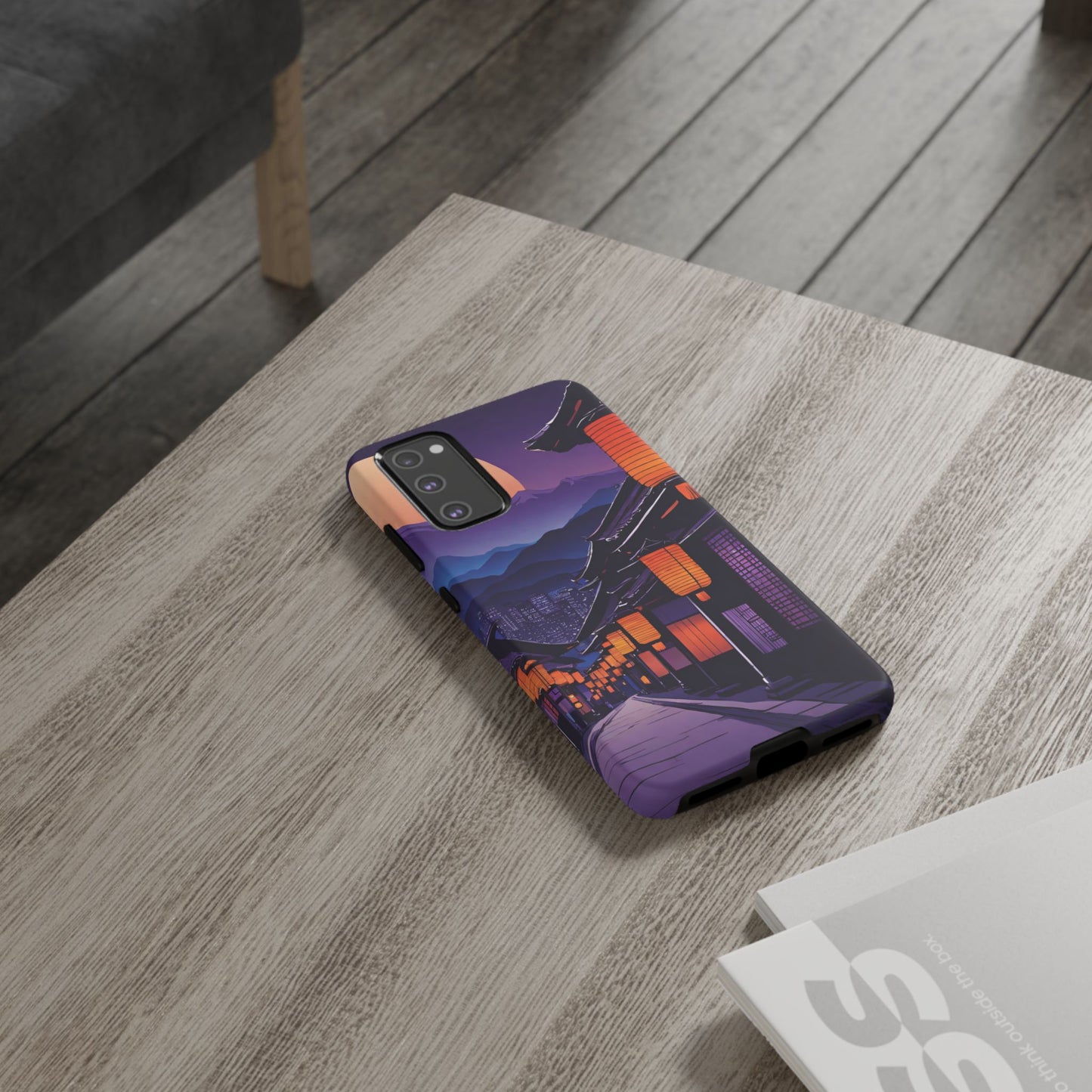 Traditional Japanese Village Countryside-Dual Layer Ultra Tough Phone Case Samsung Galaxy S20 FE Matte Printify by The Night Shift Automotive Apparel