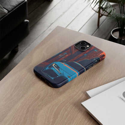 Toyota Supra MK-V Street Life-Dual Layer Ultra Tough Phone Case iPhone 14 Plus Matte Printify by The Night Shift Automotive Apparel