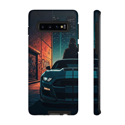 Ford Mustang Shelby GT350 Street Life-Dual Layer Ultra Tough Phone Case Samsung Galaxy S10 Matte Printify by The Night Shift Automotive Apparel