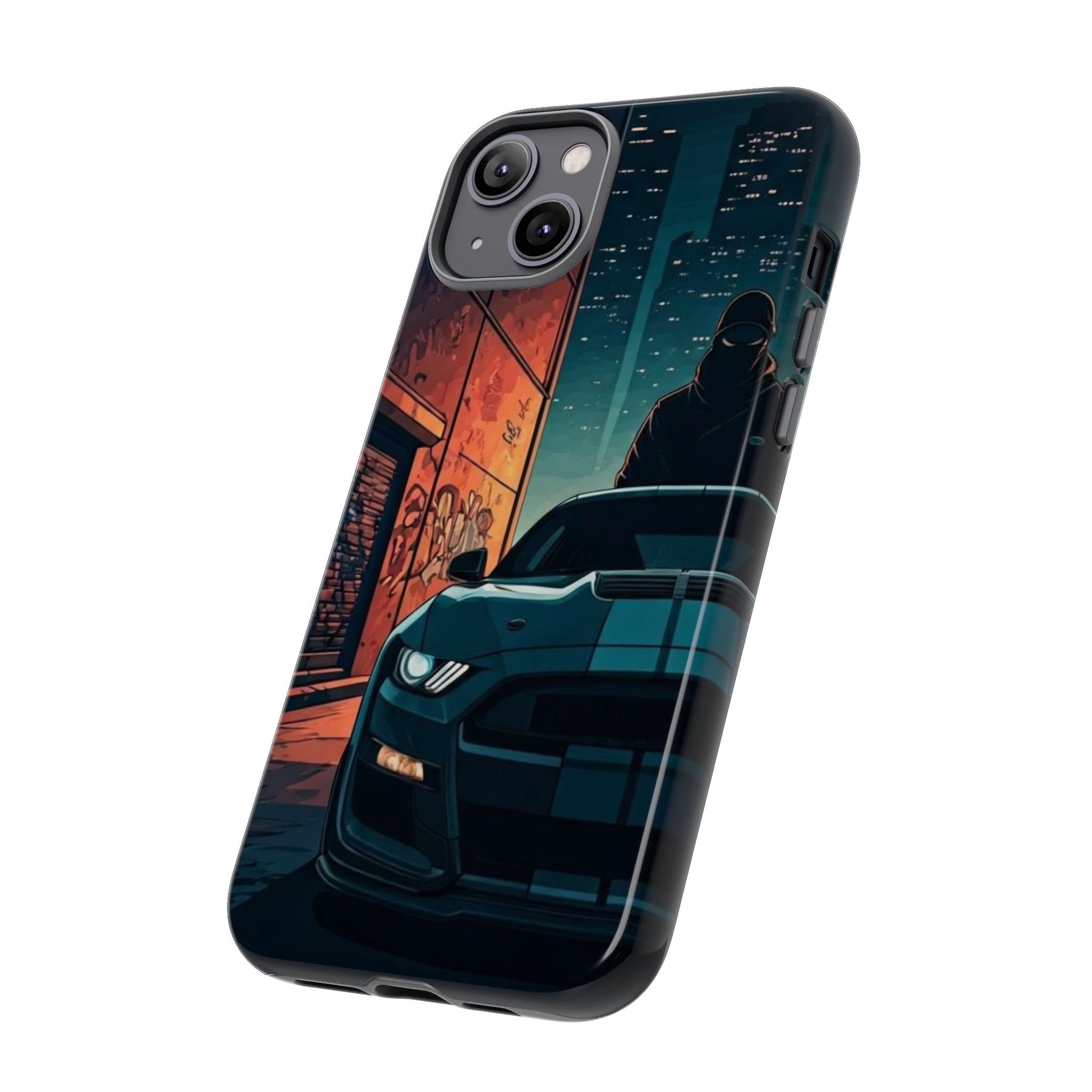 Ford Mustang Shelby GT350 Street Life-Dual Layer Ultra Tough Phone Case Printify by The Night Shift Automotive Apparel