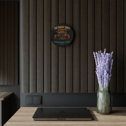 The Night Shift-Acrylic Wall Clock