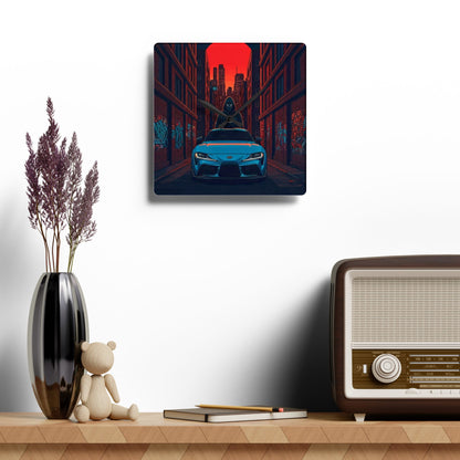 Toyota Supra MX-V Street Life-Acrylic Wall Clock