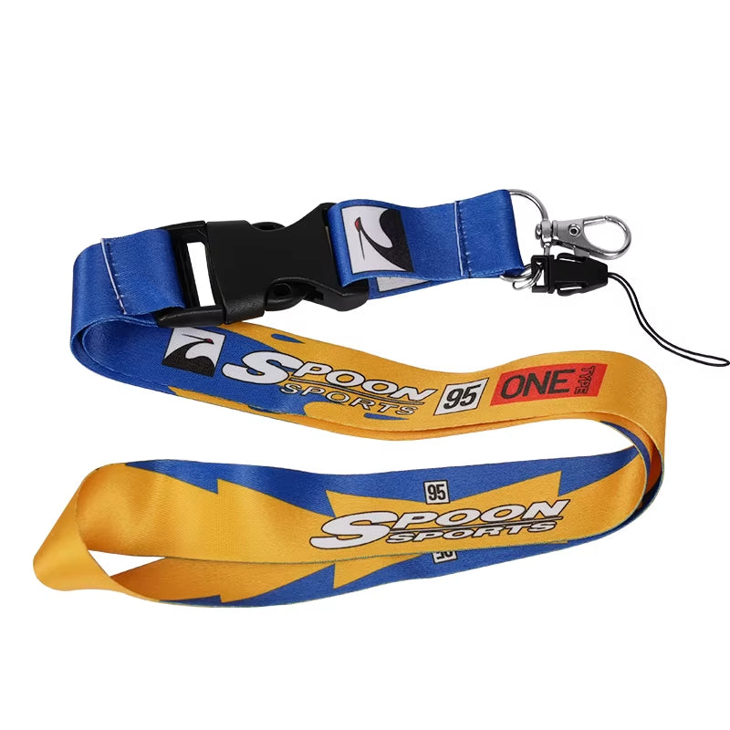 NEW JDM Style Lanyard Keychain Work Card ID Cell Phone Key Hanging Neck Lanyard NOS FAKE TAXI Keyring Motorcycl Auto Accessories Style 2 The Night Shift Performance Street Gear by The Night Shift Automotive Apparel