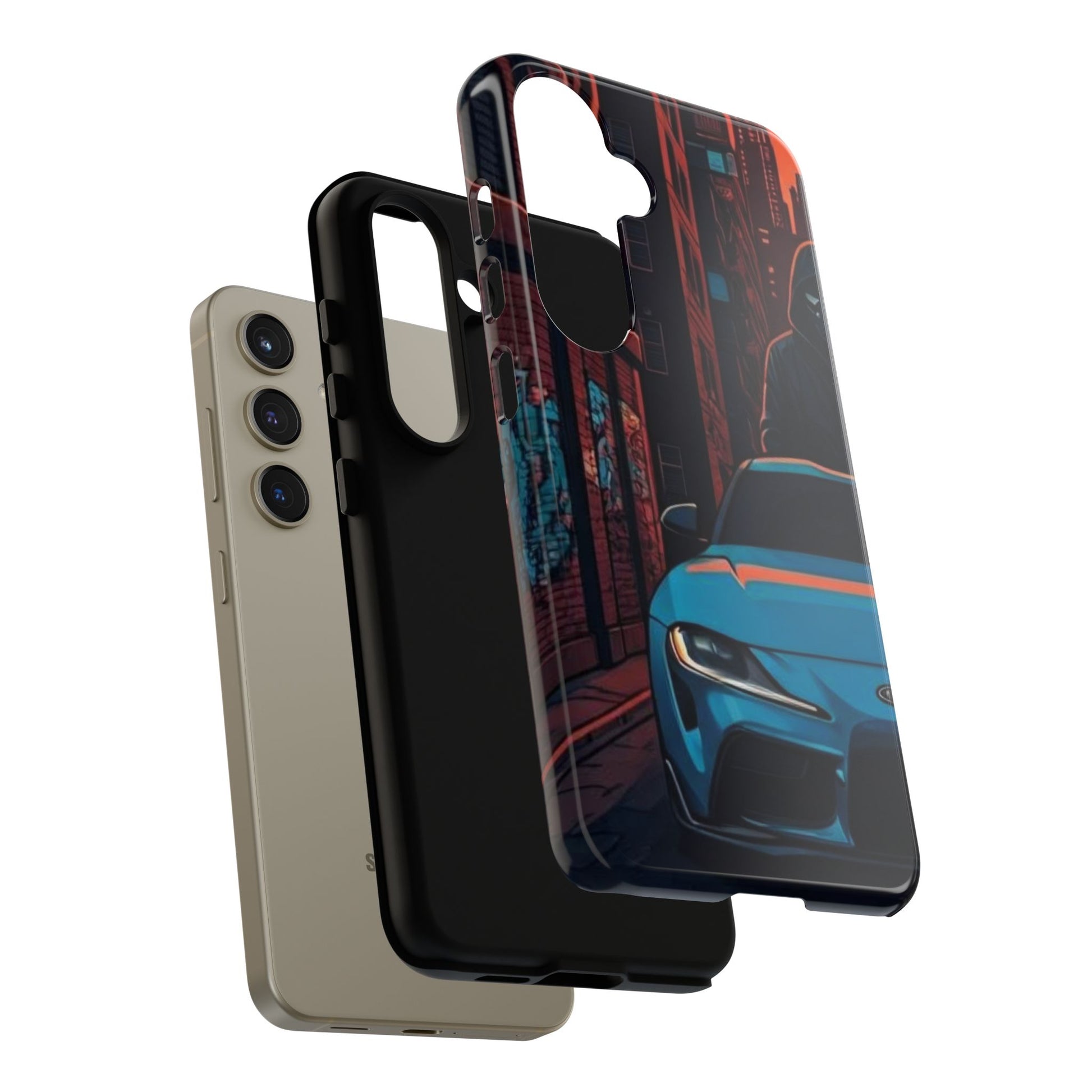 Toyota Supra MK-V Street Life-Dual Layer Ultra Tough Phone Case Printify by The Night Shift Automotive Apparel