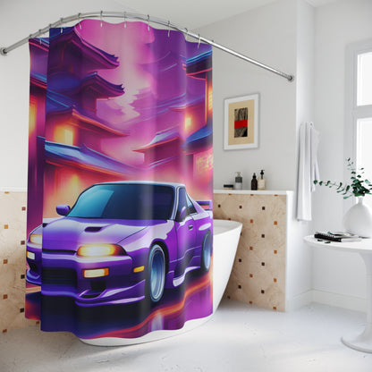 Shower Curtains Printify by The Night Shift Automotive Apparel