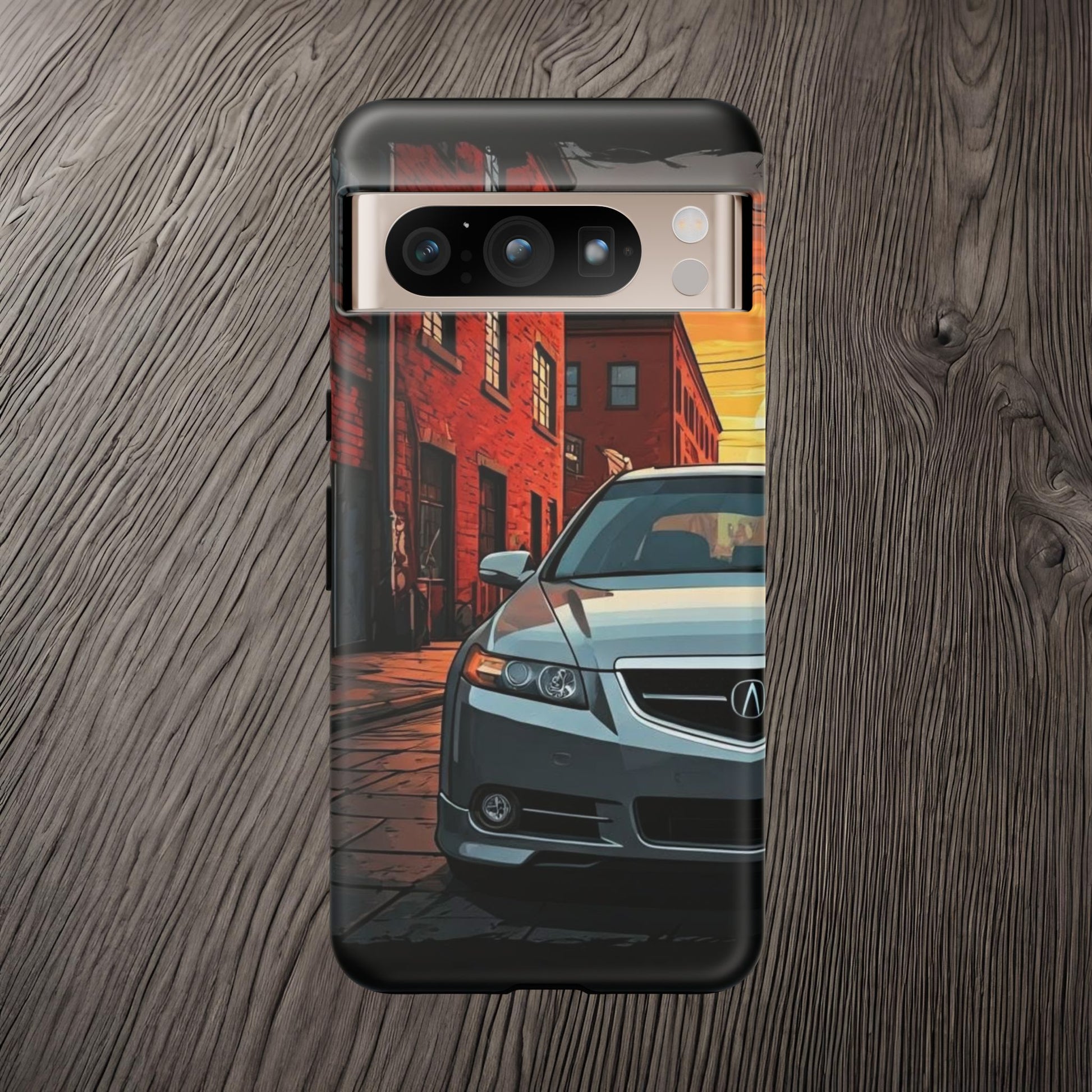 Acura TL Street Life-Dual Layer Ultra Tough Phone Case Google Pixel 8 Pro Matte Printify by The Night Shift Automotive Apparel