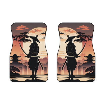 The Way Of The Samurai-Premium, High Quality Car Floor Mats (Set of 2 Front Floor Mats) 2x Front mats Printify by The Night Shift Automotive Apparel