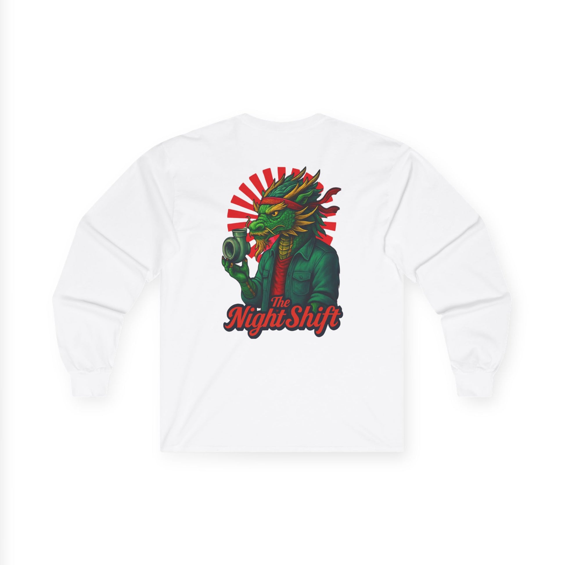 Good Vibes Dragon-Premium, Ultra Soft Unisex Long Sleeve Tee Printify by The Night Shift Automotive Apparel
