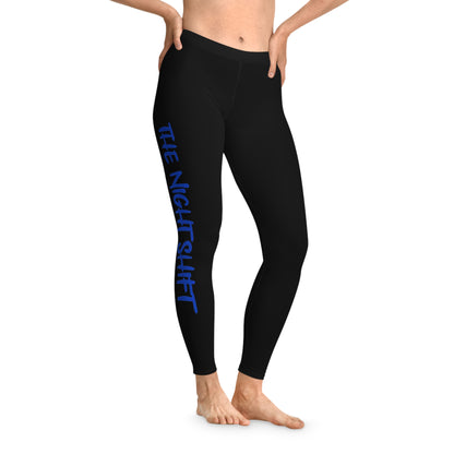 Stretchy Leggings Seam thread color automatically matched to design Printify by The Night Shift Automotive Apparel
