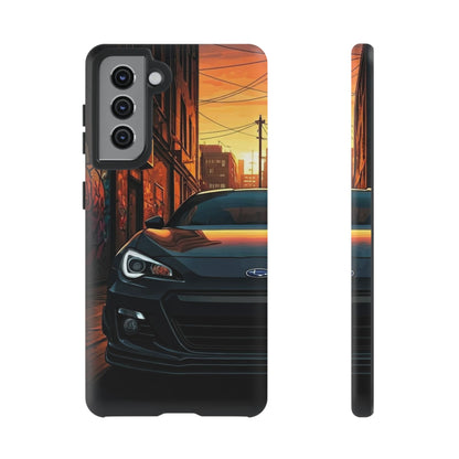 Subaru BRZ Street Life-Dual Layer Ultra Tough Phone Case Samsung Galaxy S21 Matte Printify by The Night Shift Automotive Apparel