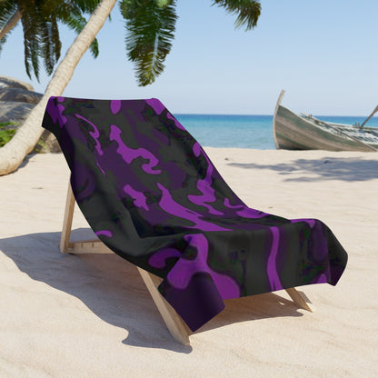 Premium Beach & Shower Towel 36" × 72" Printify by The Night Shift Automotive Apparel