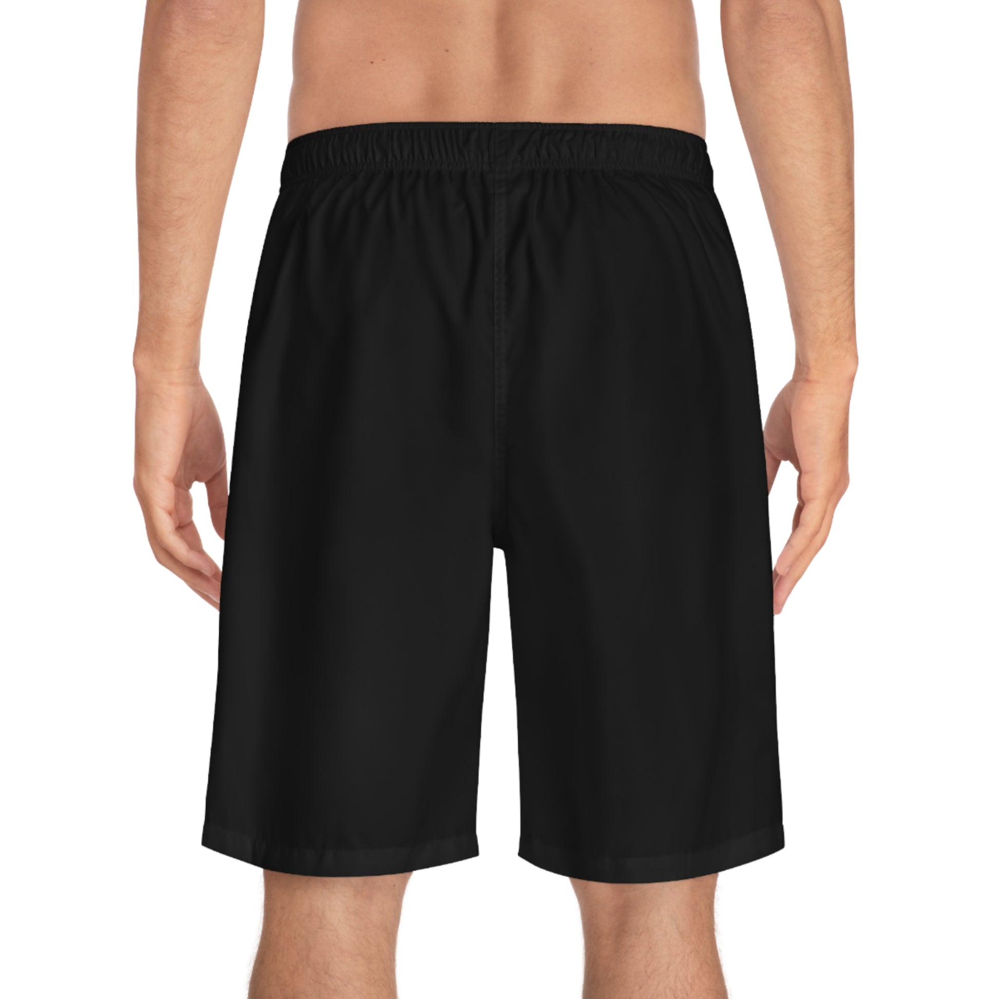 Step Your Game Up - Men's Relaxed Fit Board Shorts Printify by The Night Shift Automotive Apparel
