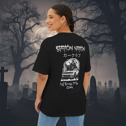 👻 HALLOWEEN LIMITED EDITION Dodge Challenger-Premium, Ultra Soft Oversized Boxy Tee